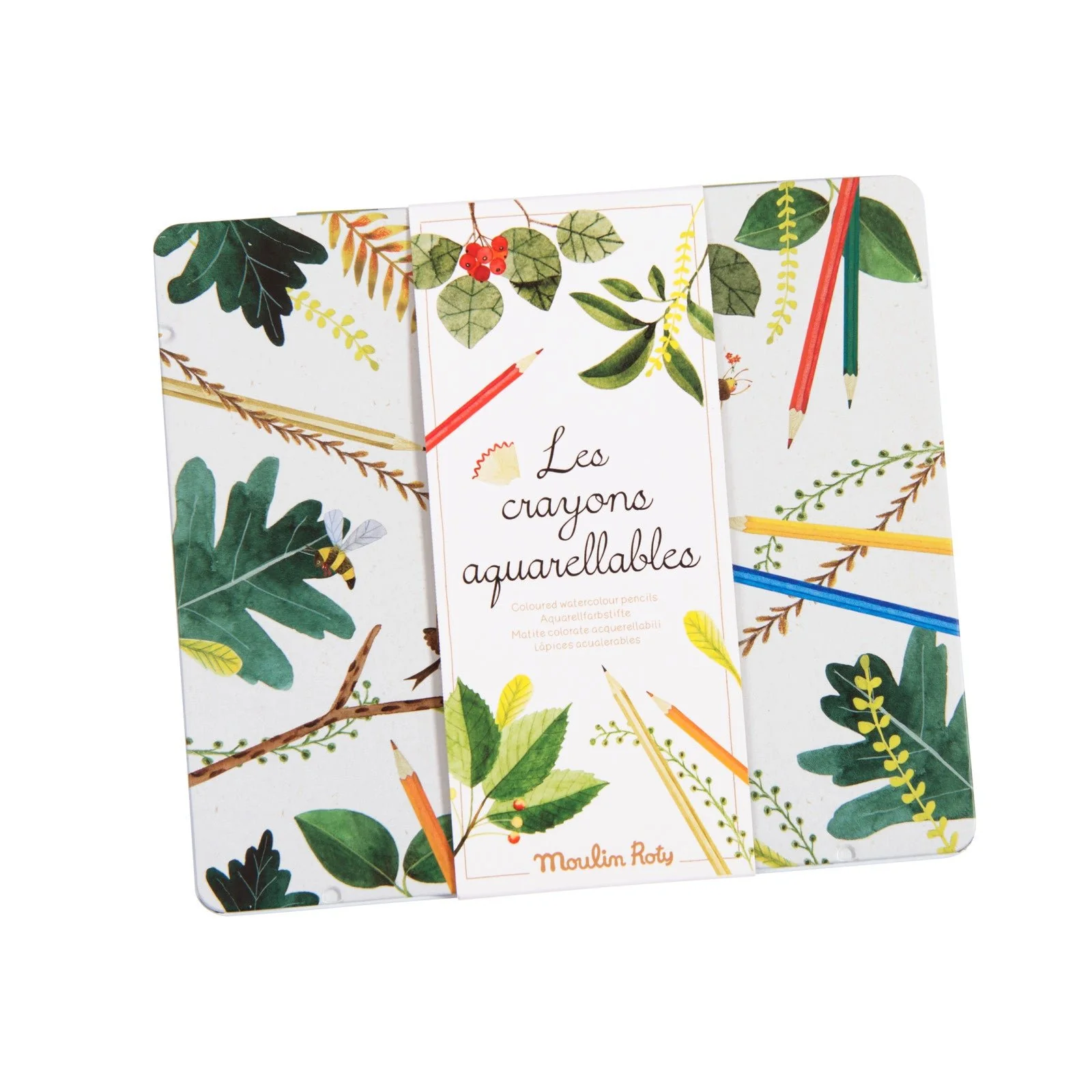 23 aquarelpotloden Le jardin du Moulin - Image 6