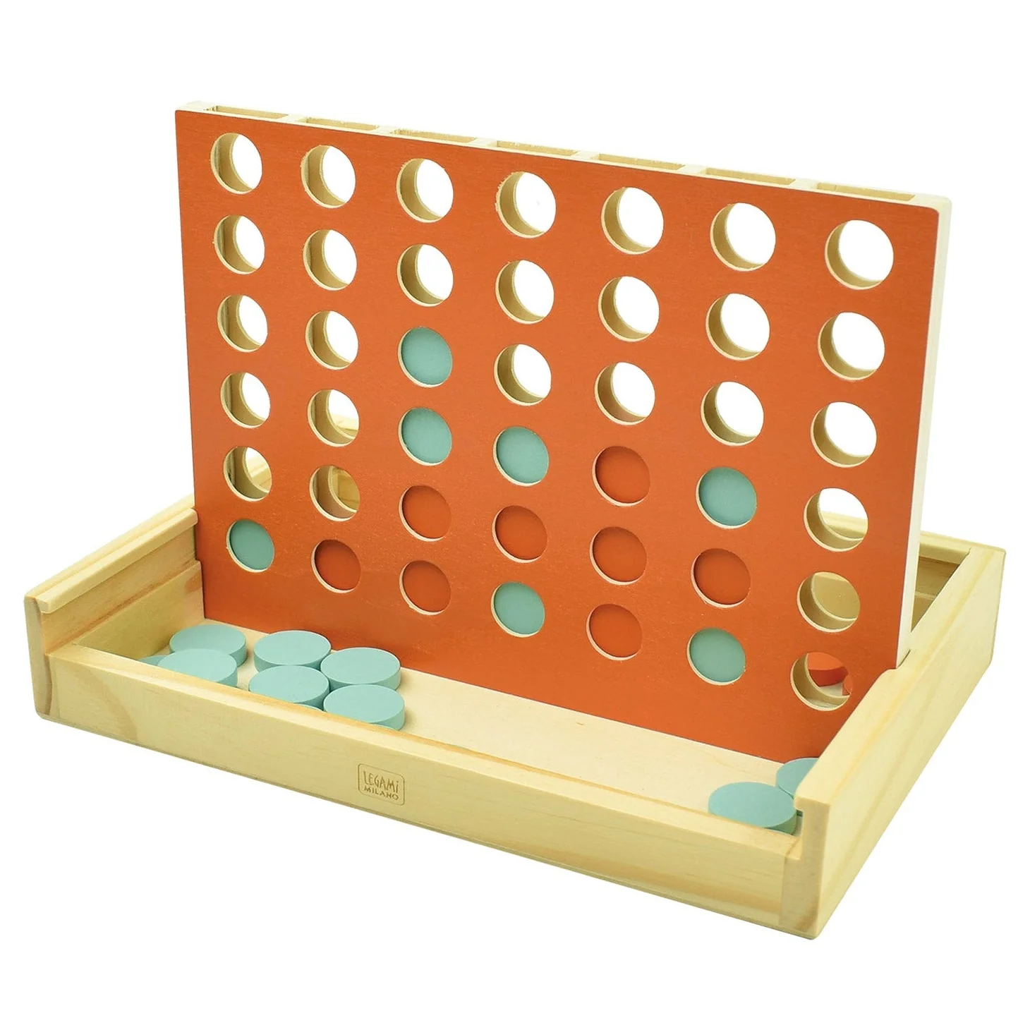 Houten vier op een rij - Vintage Memories