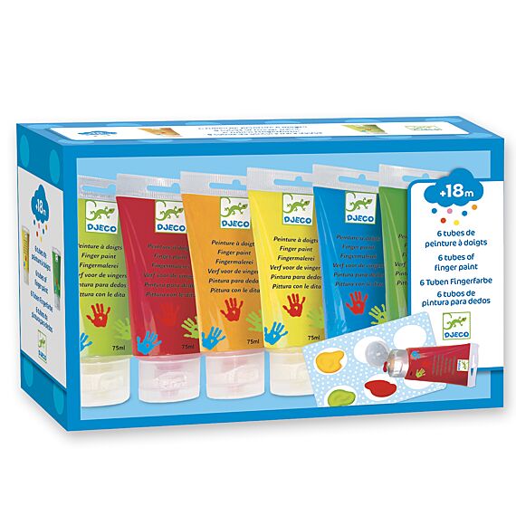 6 Tubes Vingerverf - Image 3