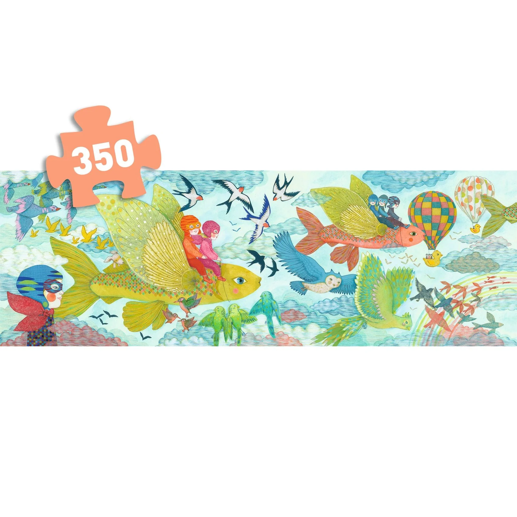 Langwerpige puzzel After the rain - 350 stukjes + poster - Image 3