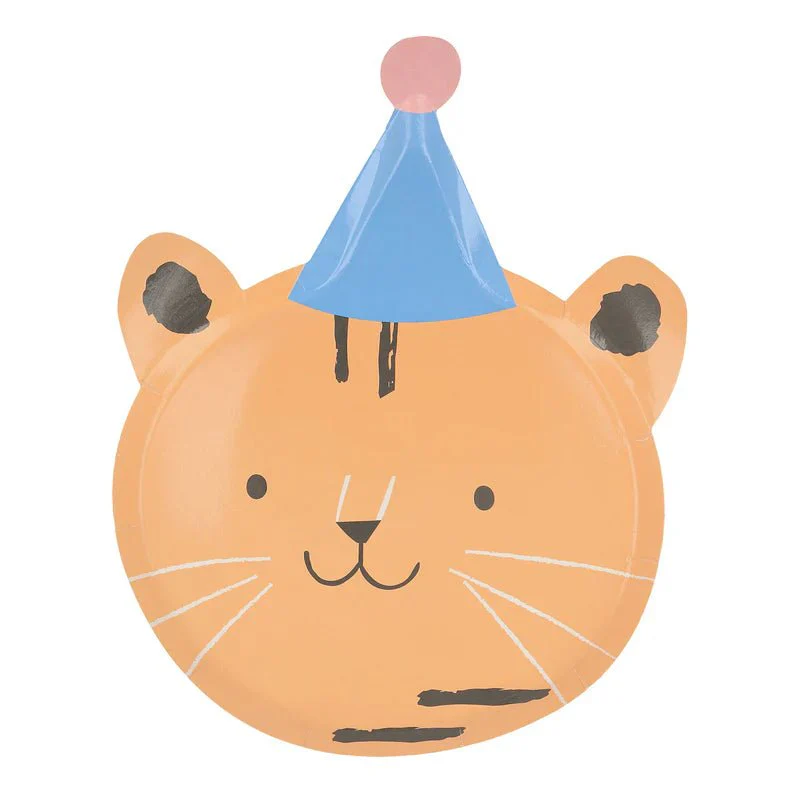 Feestbordjes Animal Parade Die Cut Plates - set van 8 - Image 6
