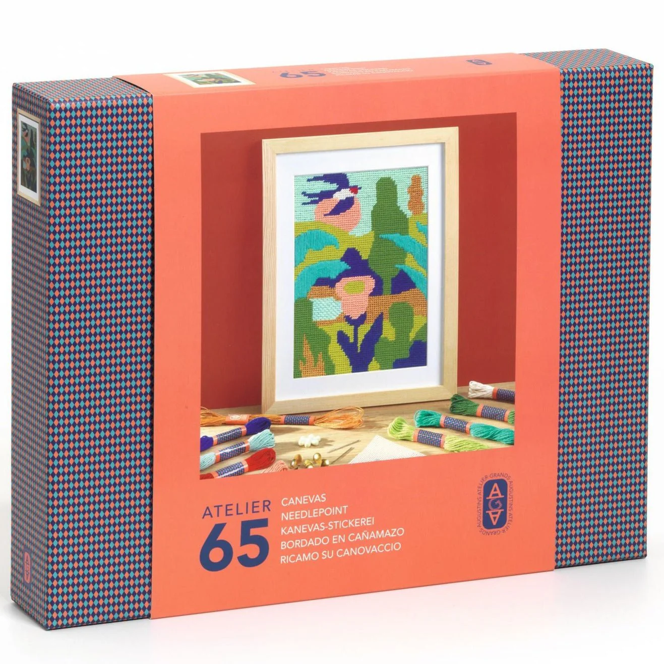 Knutselset Atelier 6 - Canvas Borduren
