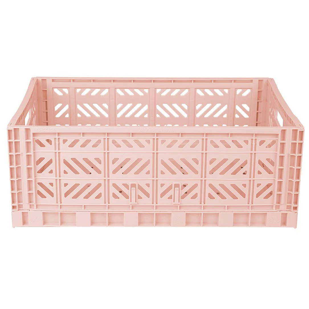 Grote Opberger Maxibox Foldable Crate Milk Tea - 60 x 40 x 22 cm