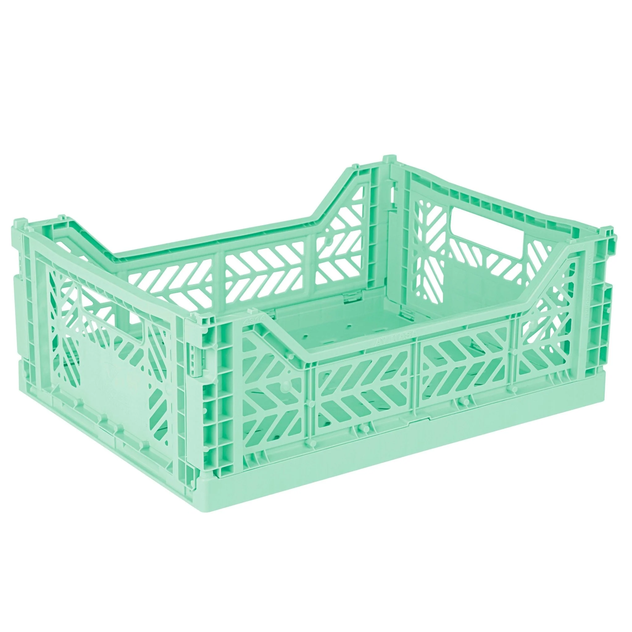 Opvouwbaar kratje Midibox Foldable Crate Warm Mint - 40 x 30 x 15 cm - Image 2