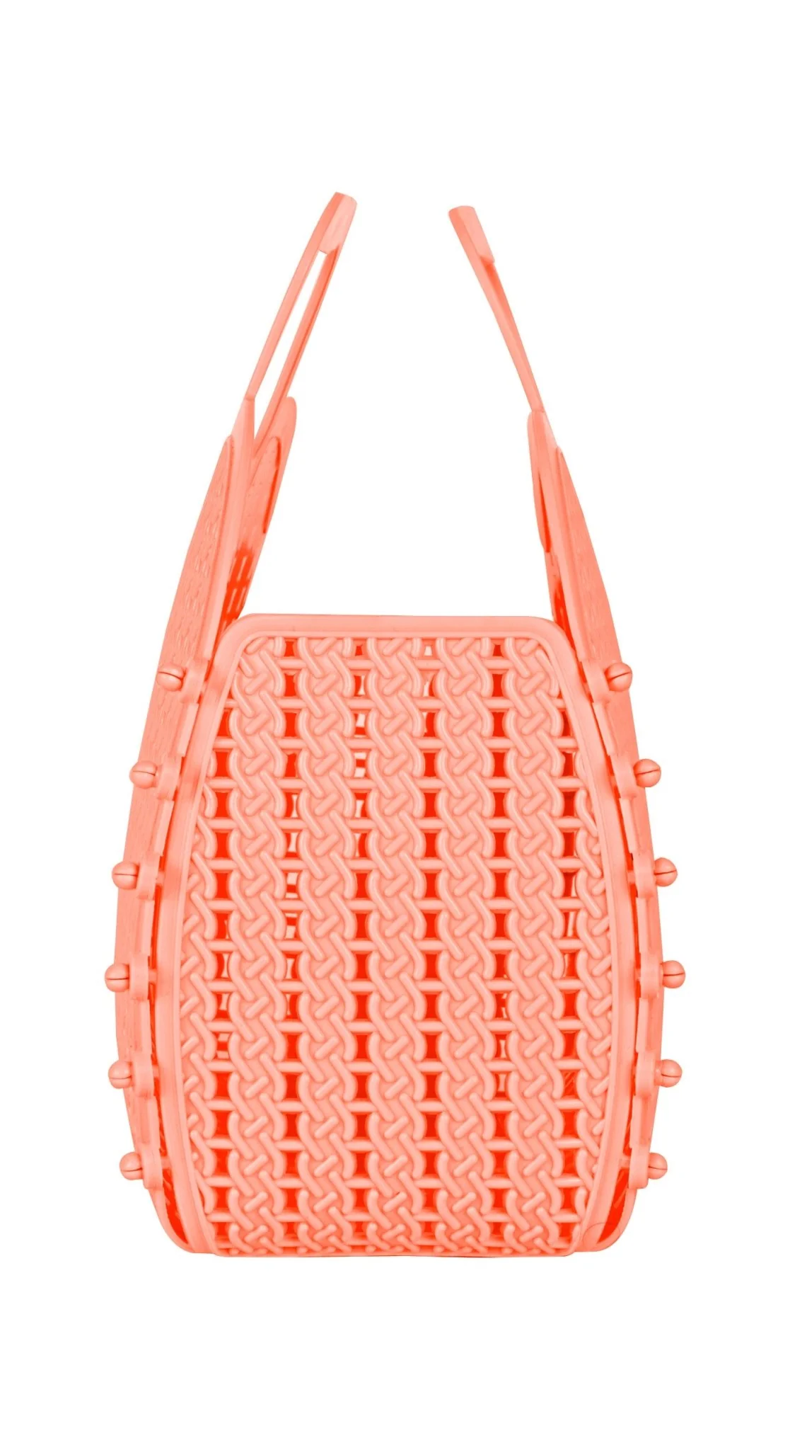 Aykasa Mandje Mini Foldable Bag - Salmon Pink - Image 4