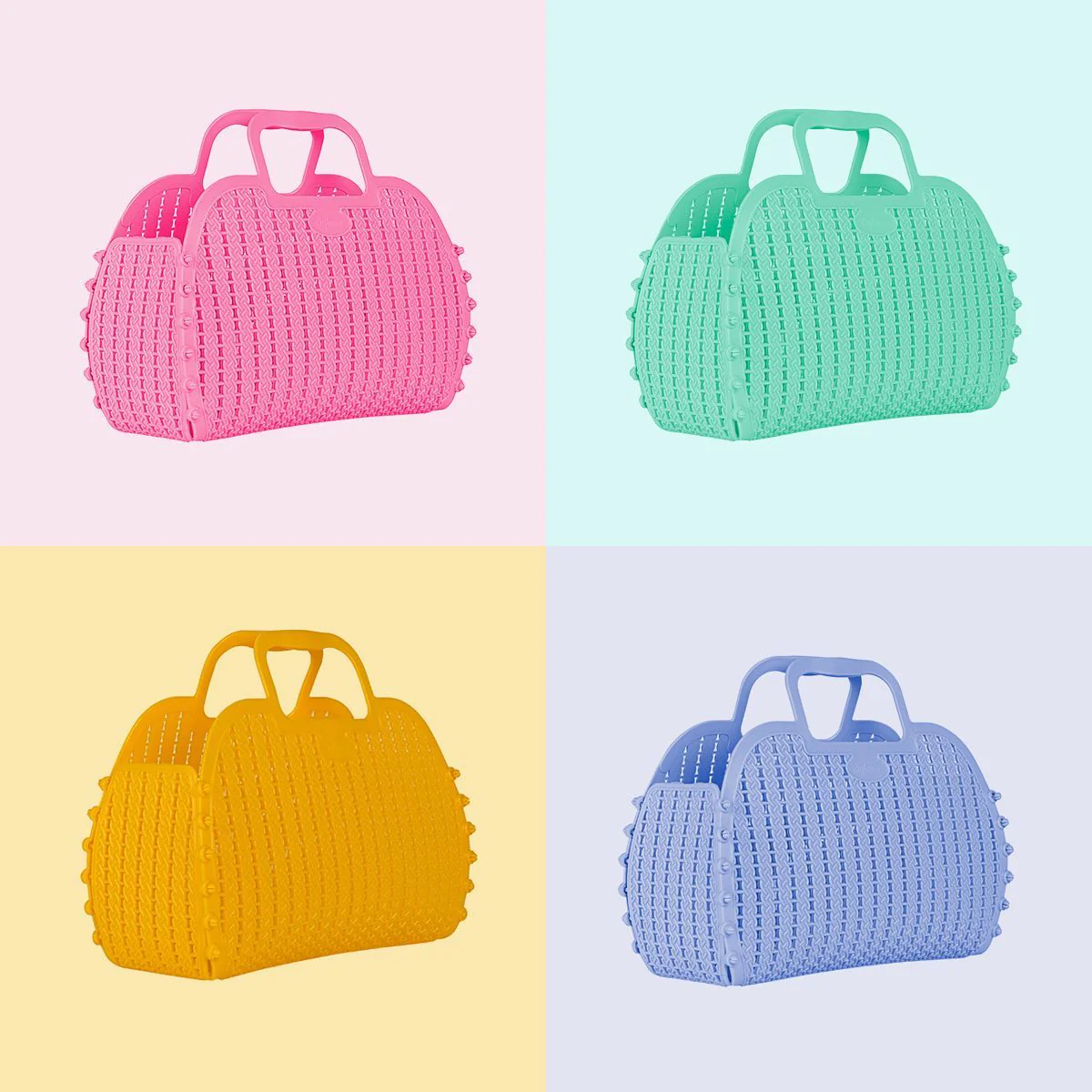 Aykasa Mandje Mini Foldable Bag - Yellow - Image 4