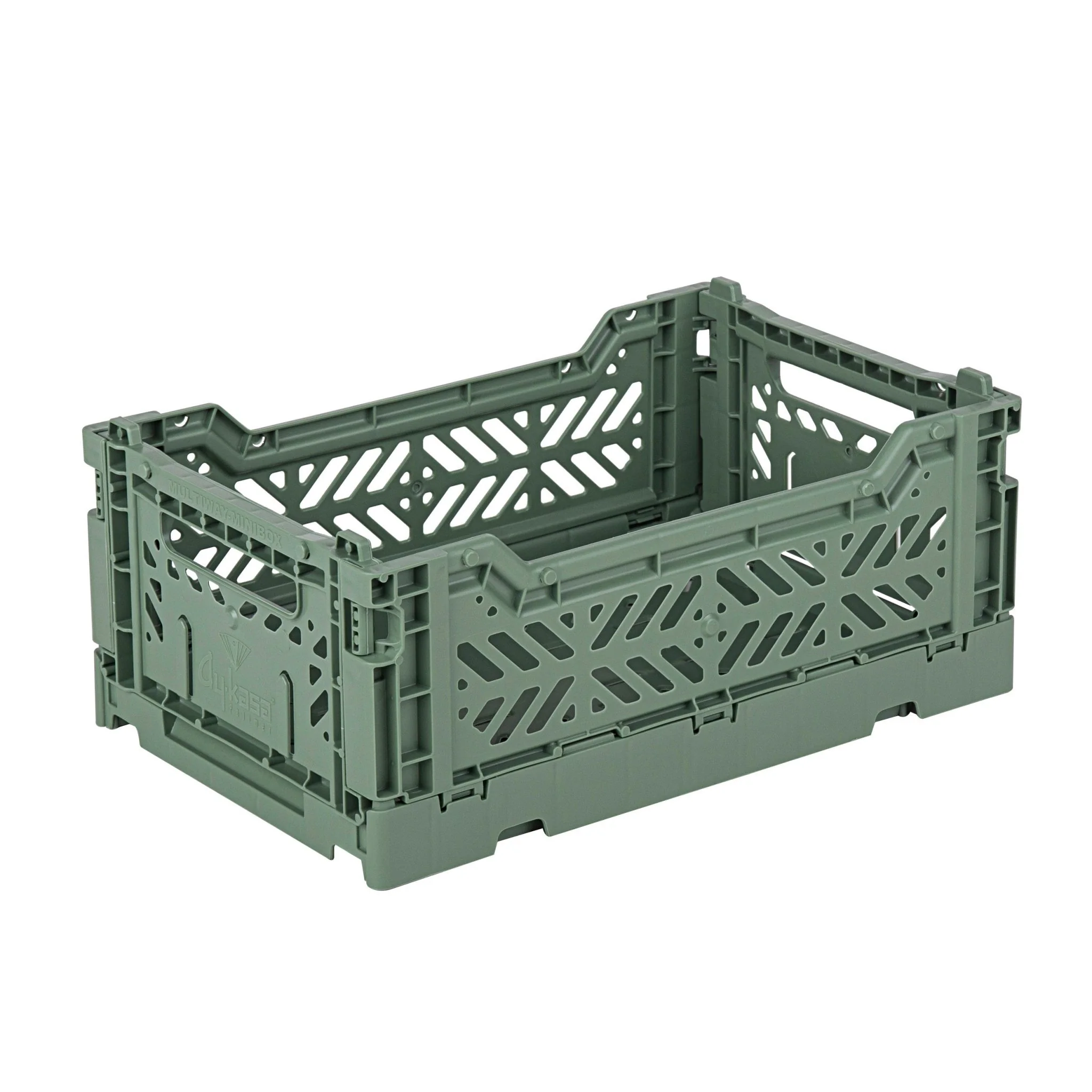 Opbergmandje Minibox Foldable Crate Almond Green - 26,5 x 17 x 10,5 cm - Image 3