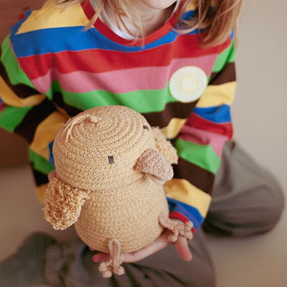 Mini opbergmandje Charlie The Chicken - 15 cm - Image 2