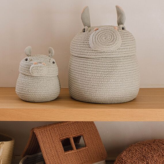 Mini opbergmandje Henry The Hippo - 15 cm - Image 7