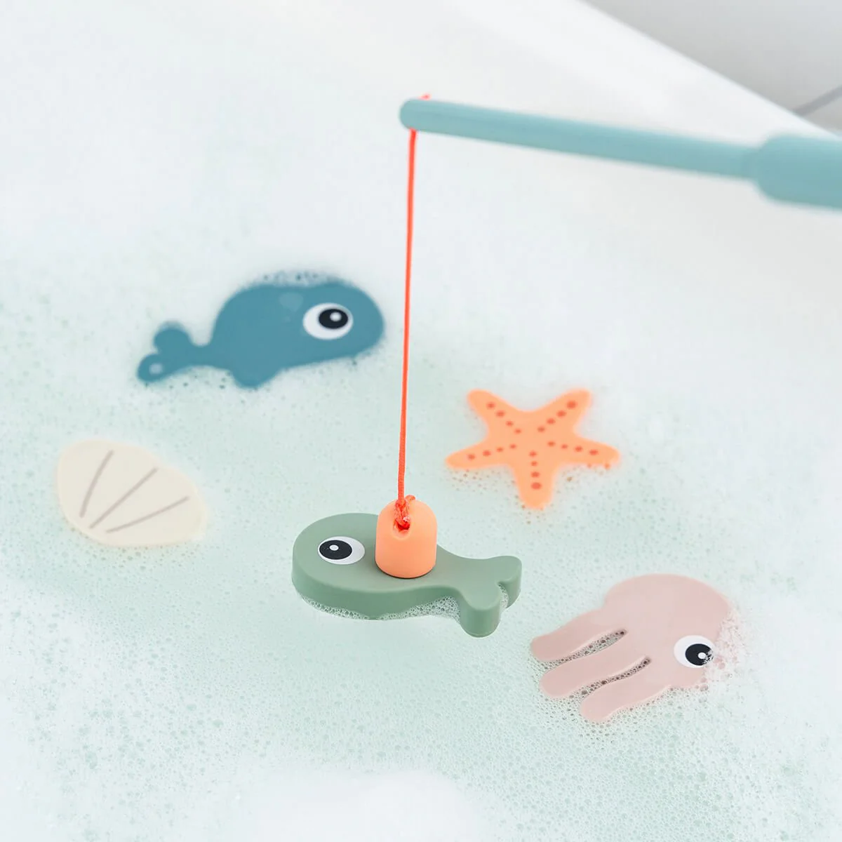 Magnetisch bad visspel Sea friends Colour mix - Image 2