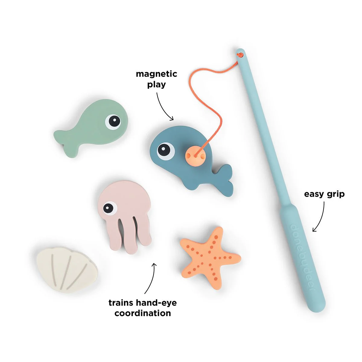 Magnetisch bad visspel Sea friends Colour mix - Image 3