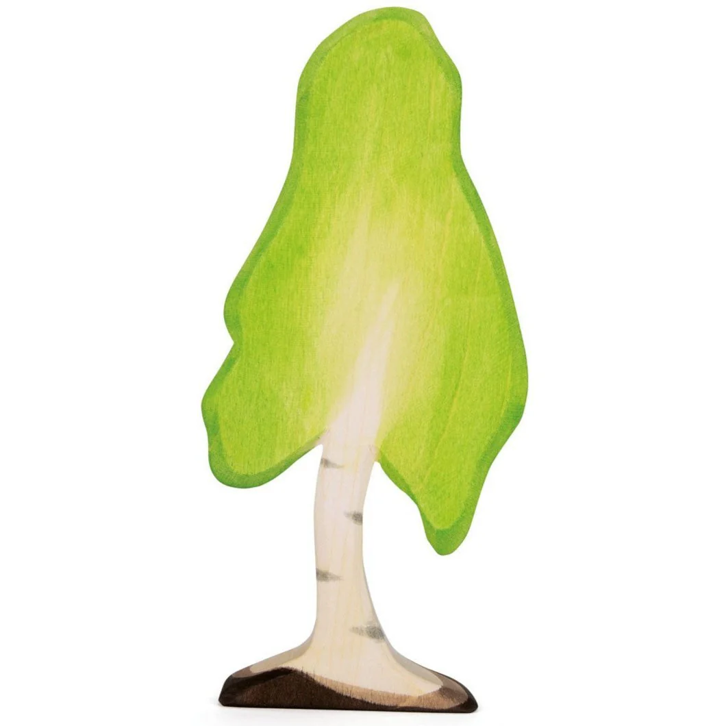 Houten boom Berk Groot - 22 cm