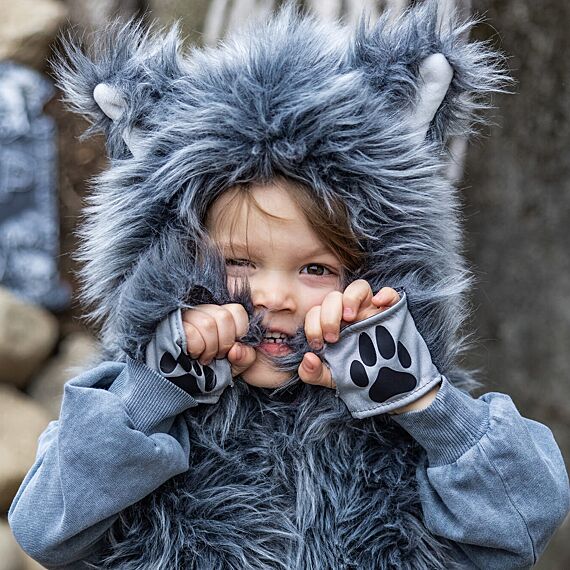 Dierenkostuum Big Bad Wolf Vest With Gloves - Image 2