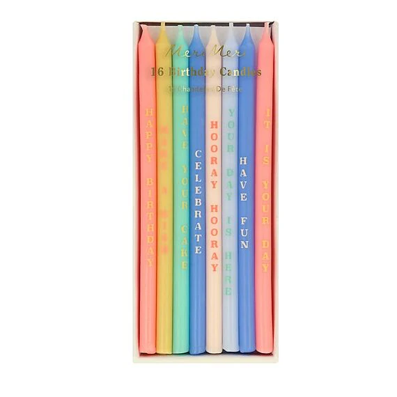 Birthday Phrases Candles
