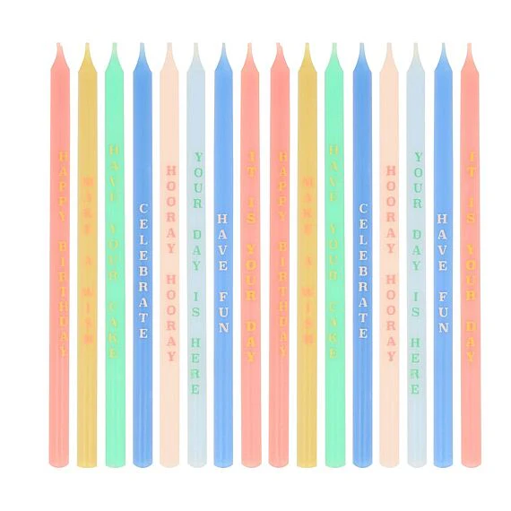 Birthday Phrases Candles - Image 2