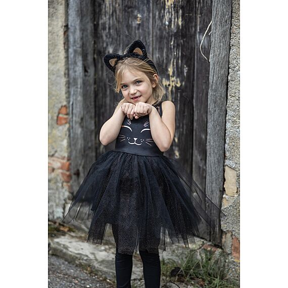 Verkleedjurk Black Cat Dress And Headpiece - Image 6
