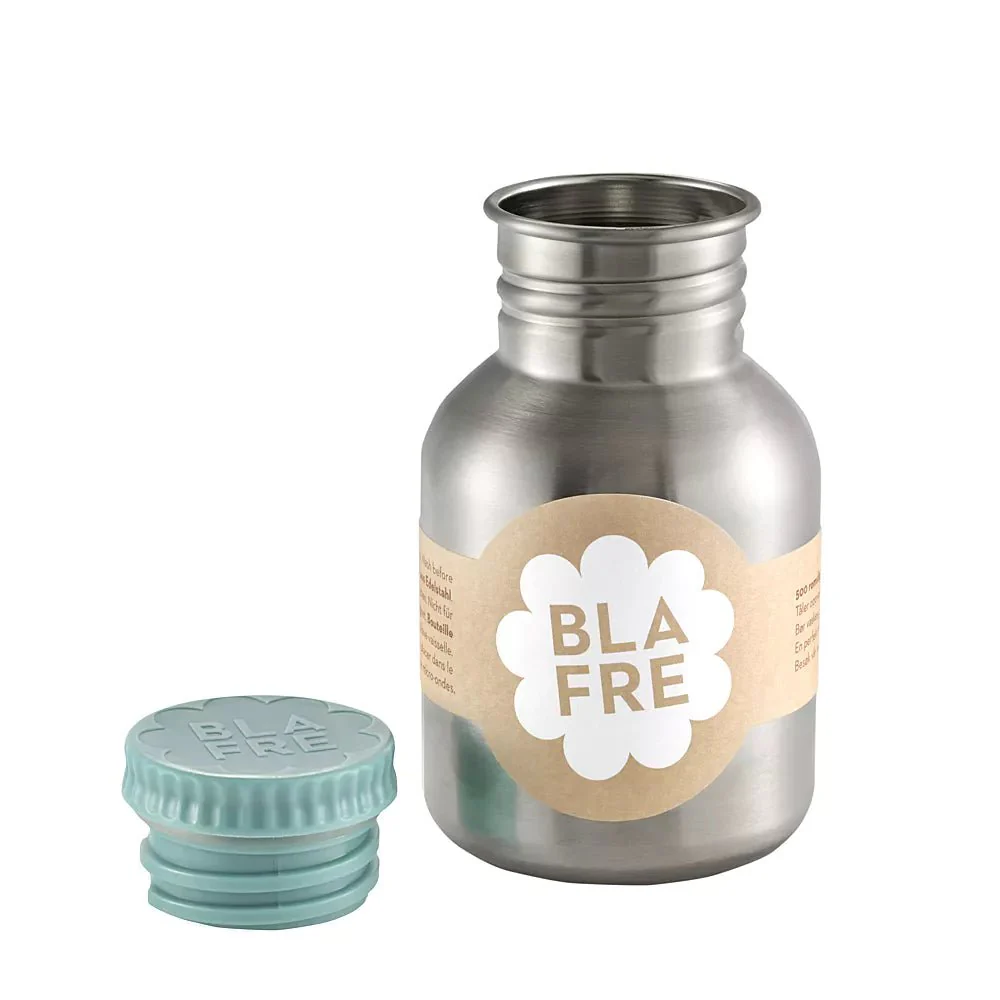 Kleine RVS Drinkfles Blue - 300 ml - Image 3