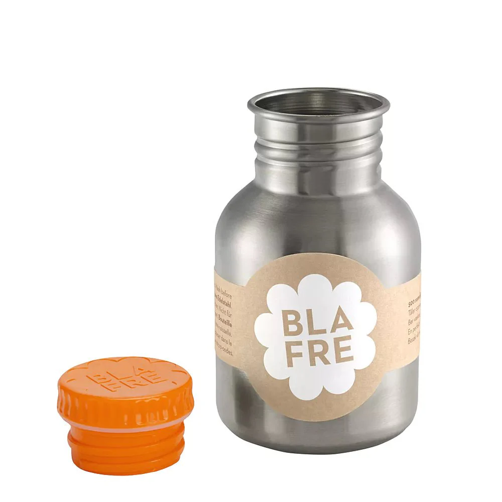 Kleine RVS Drinkfles Orange - 300 ml - Image 3