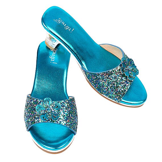 Blauwe Slipper Hoge Hak - Annelle