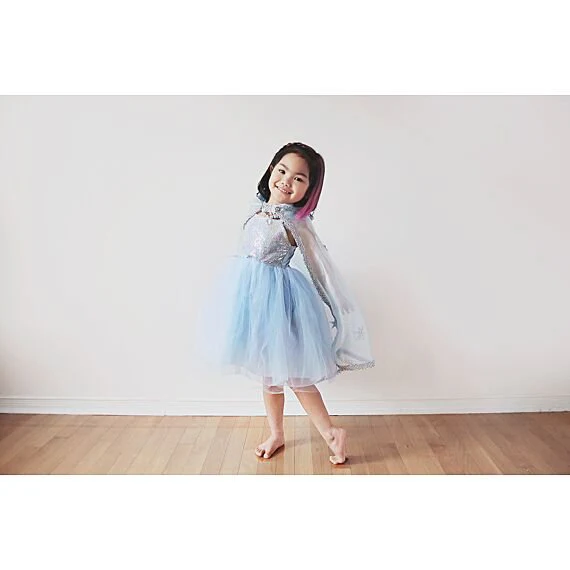 Blauwe Verkleedjurk - Sequins Princess Dress Blue - Image 3