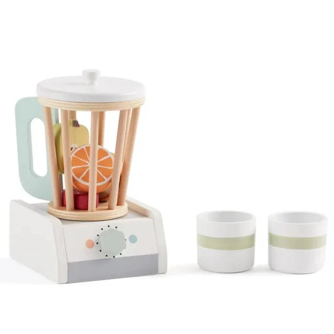 Houten speelset Blender met accessoires