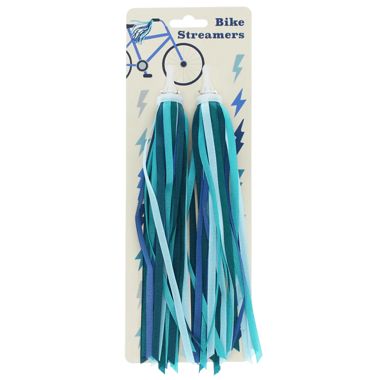 Bicycle streamers - Blue Bike Streamers