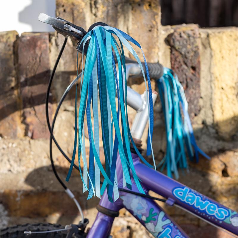 Bicycle streamers - Blue Bike Streamers - Image 2