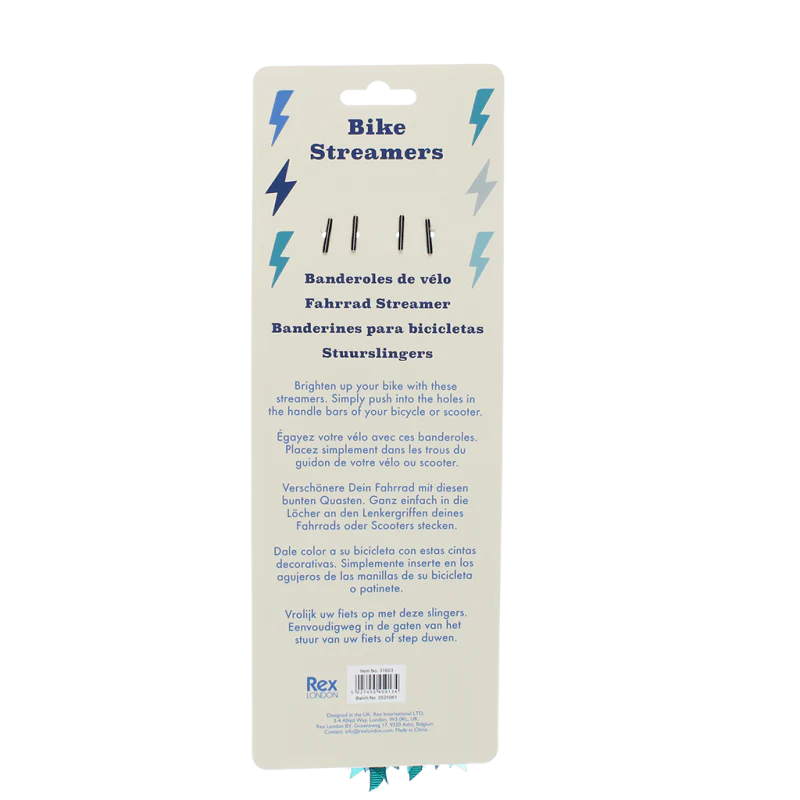 Bicycle streamers - Blue Bike Streamers - Image 3