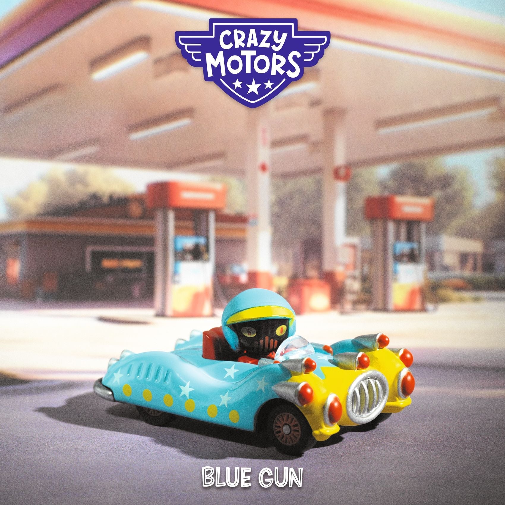 Speelgoedwagen Crazy Motors - Blue Gun - Image 2