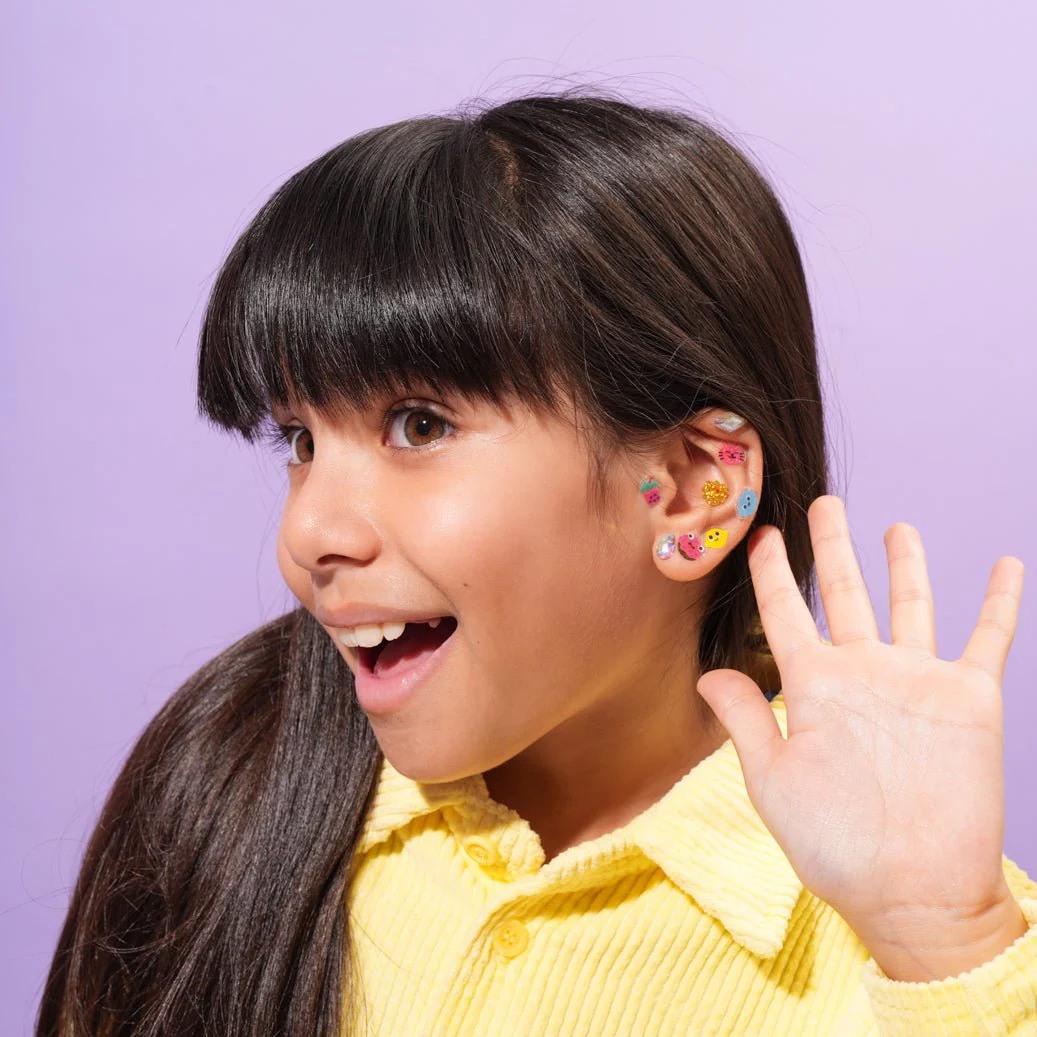Plakoorbellen Body Art Earrings Kawaii - set van 104 - Image 4