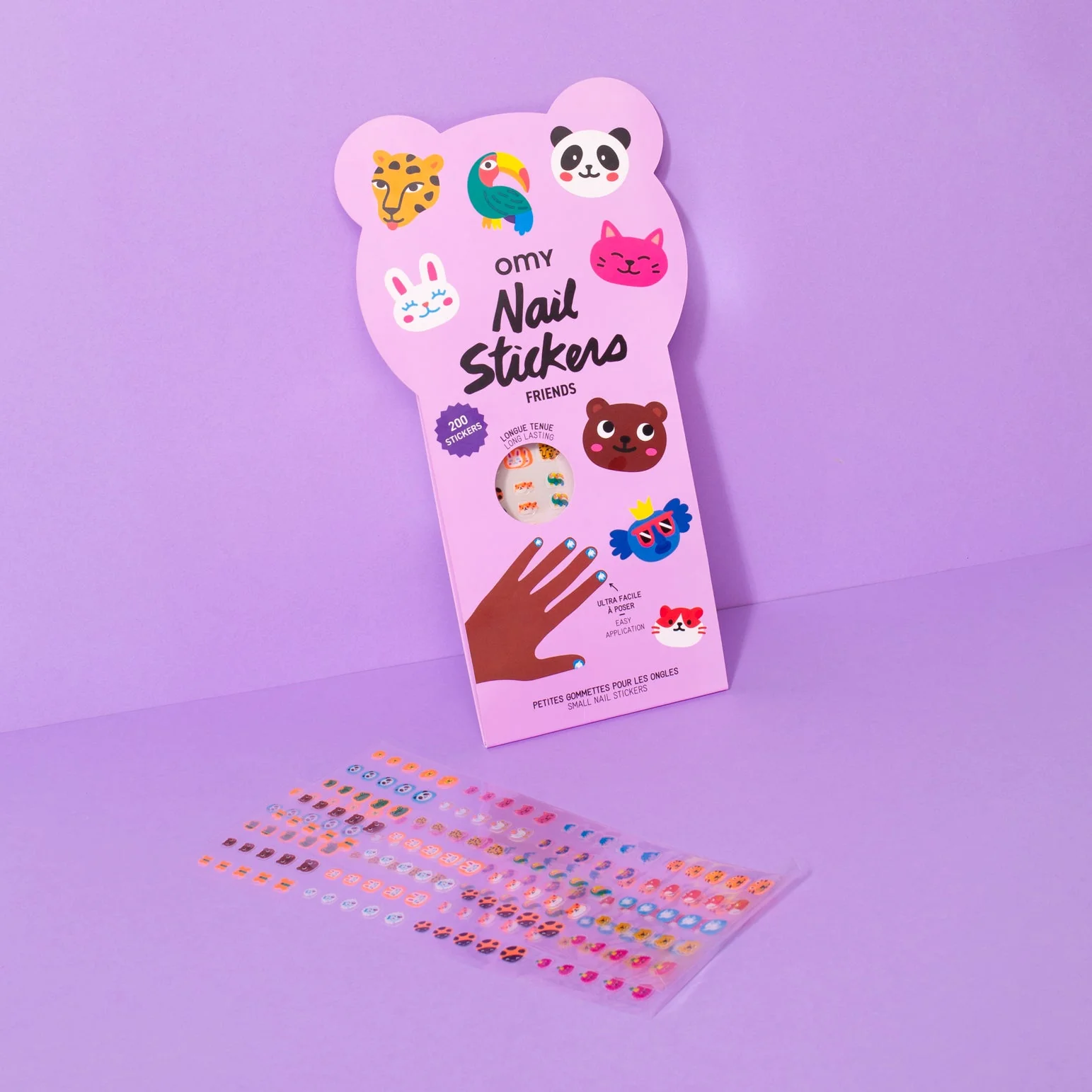 Nagelstickers Body Art Nail stickers Friends - Set van 200 - Image 2
