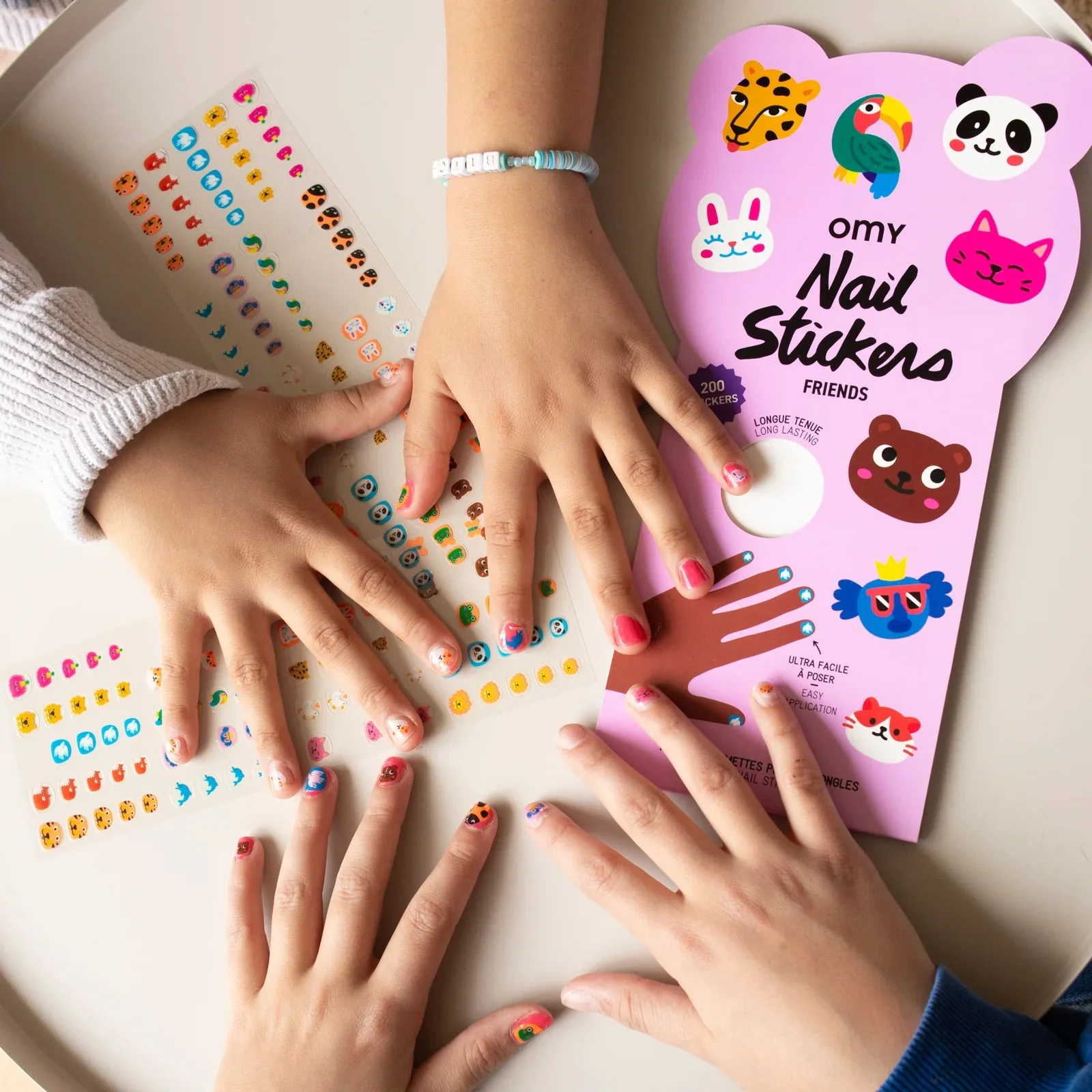 Nagelstickers Body Art Nail stickers Friends - Set van 200 - Image 3