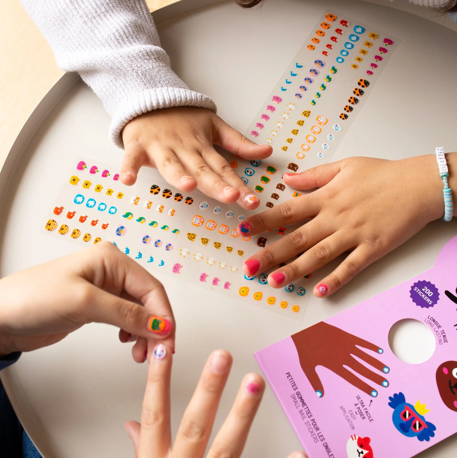 Nagelstickers Body Art Nail stickers Friends - Set van 200 - Image 5