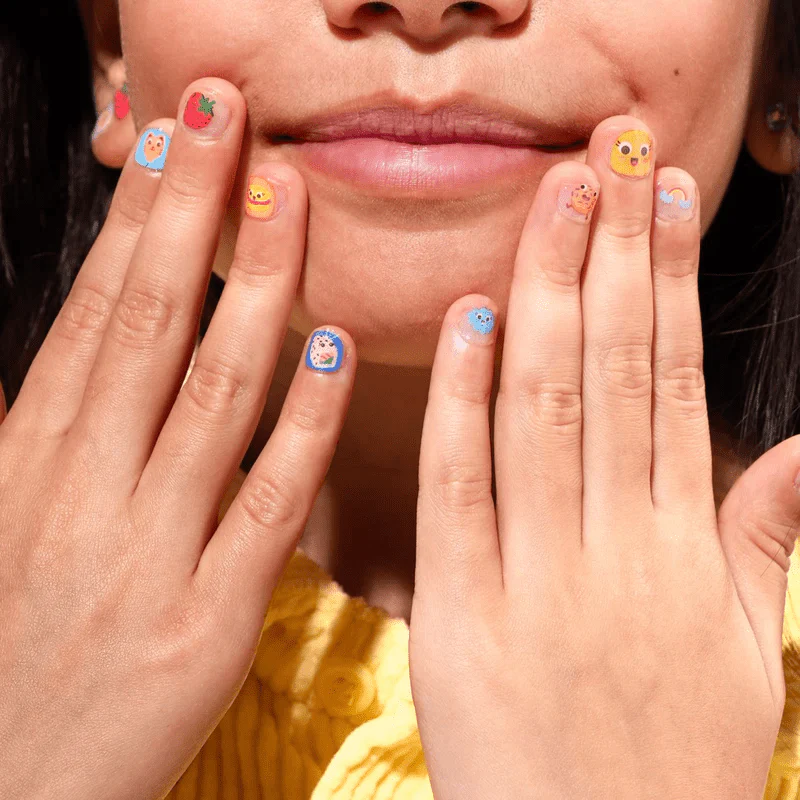 Nagelstickers Body Art Nail stickers Lily - Set van 200 - Image 2