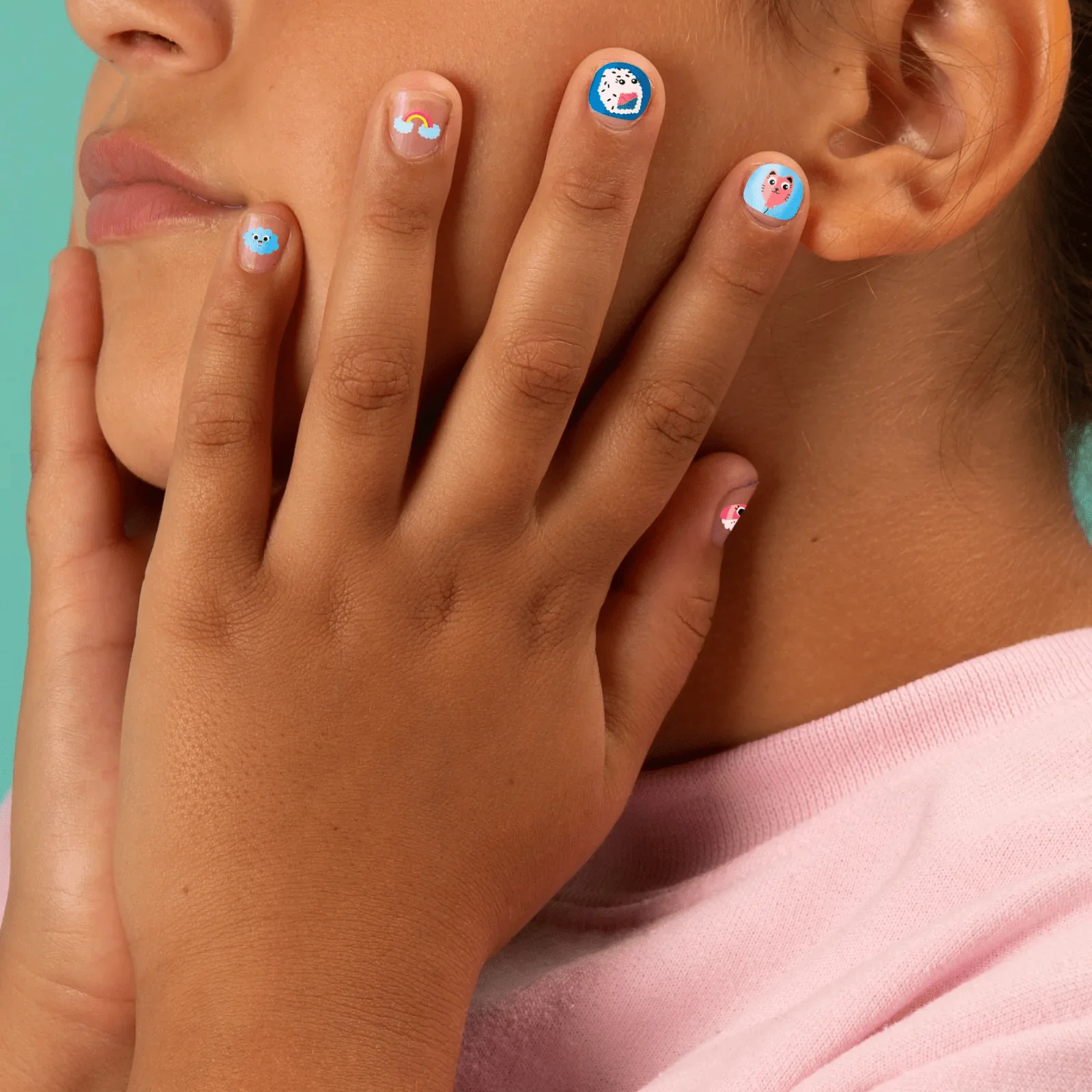 Nagelstickers Body Art Nail stickers Lily - Set van 200 - Image 7
