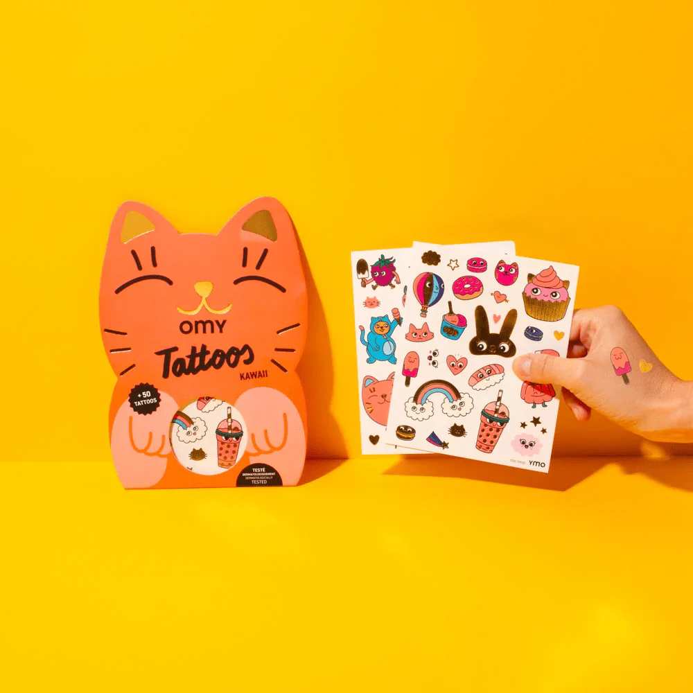 Set plak tattoos Body Art - Kawaii - Image 4