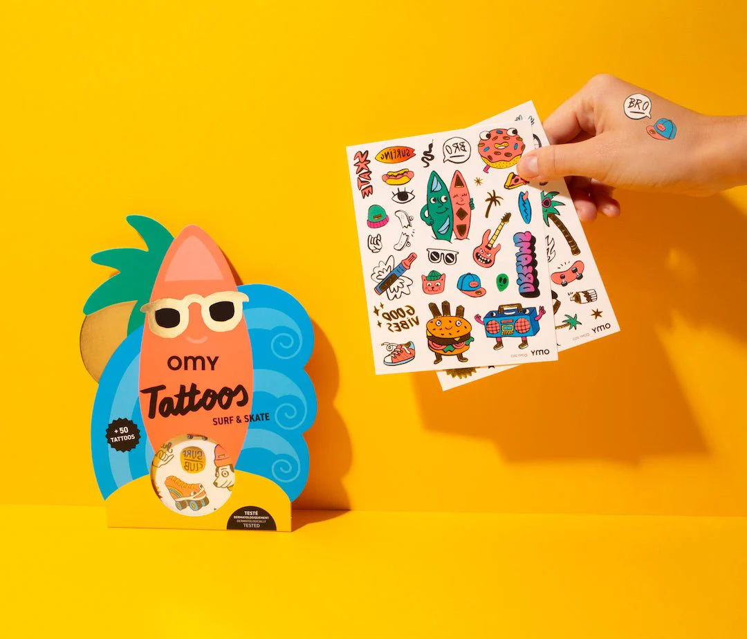 Set plak tattoos Body Art - Surf and Skate - Image 4