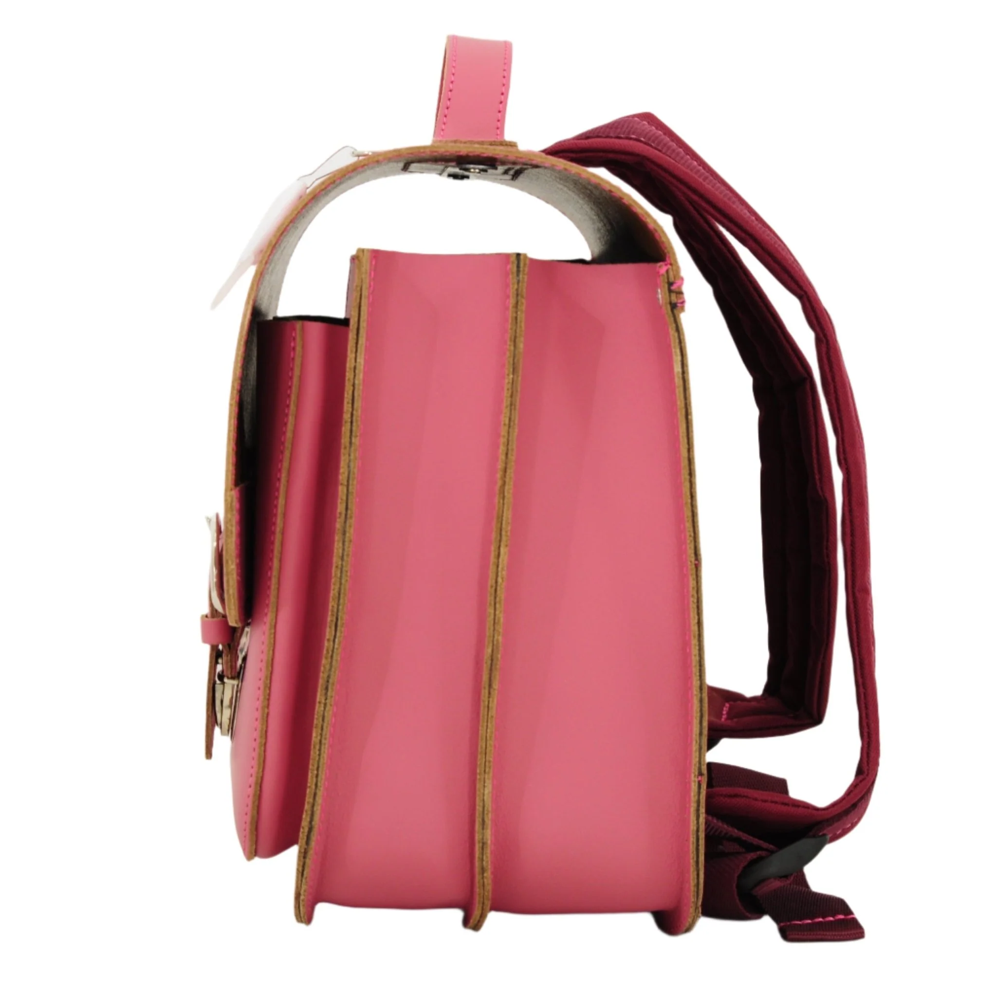 Lederen boekentas Classic Antique Pink - Image 4