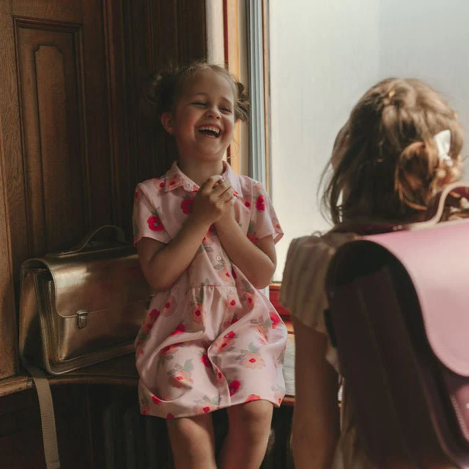 Lederen boekentas Classic Antique Pink - Image 7