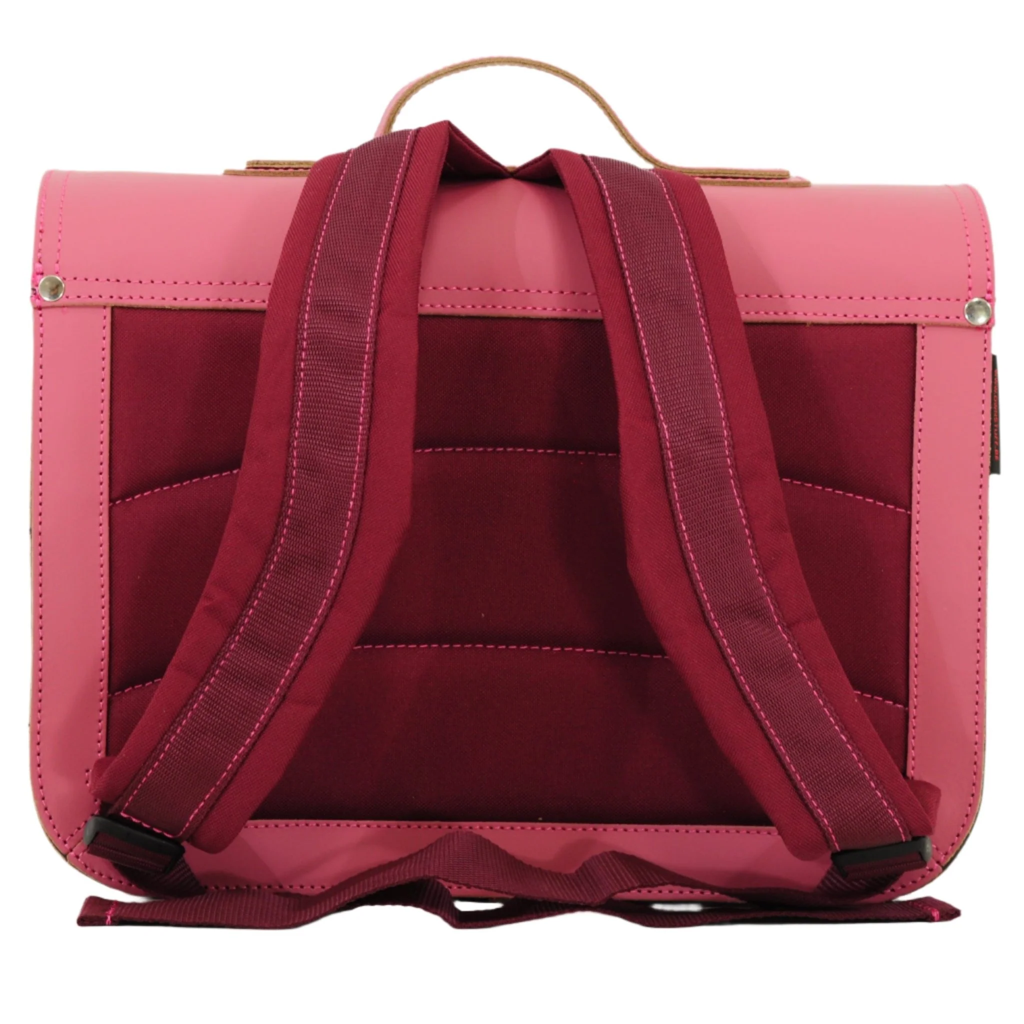 Lederen boekentas Classic Antique Pink - Image 8