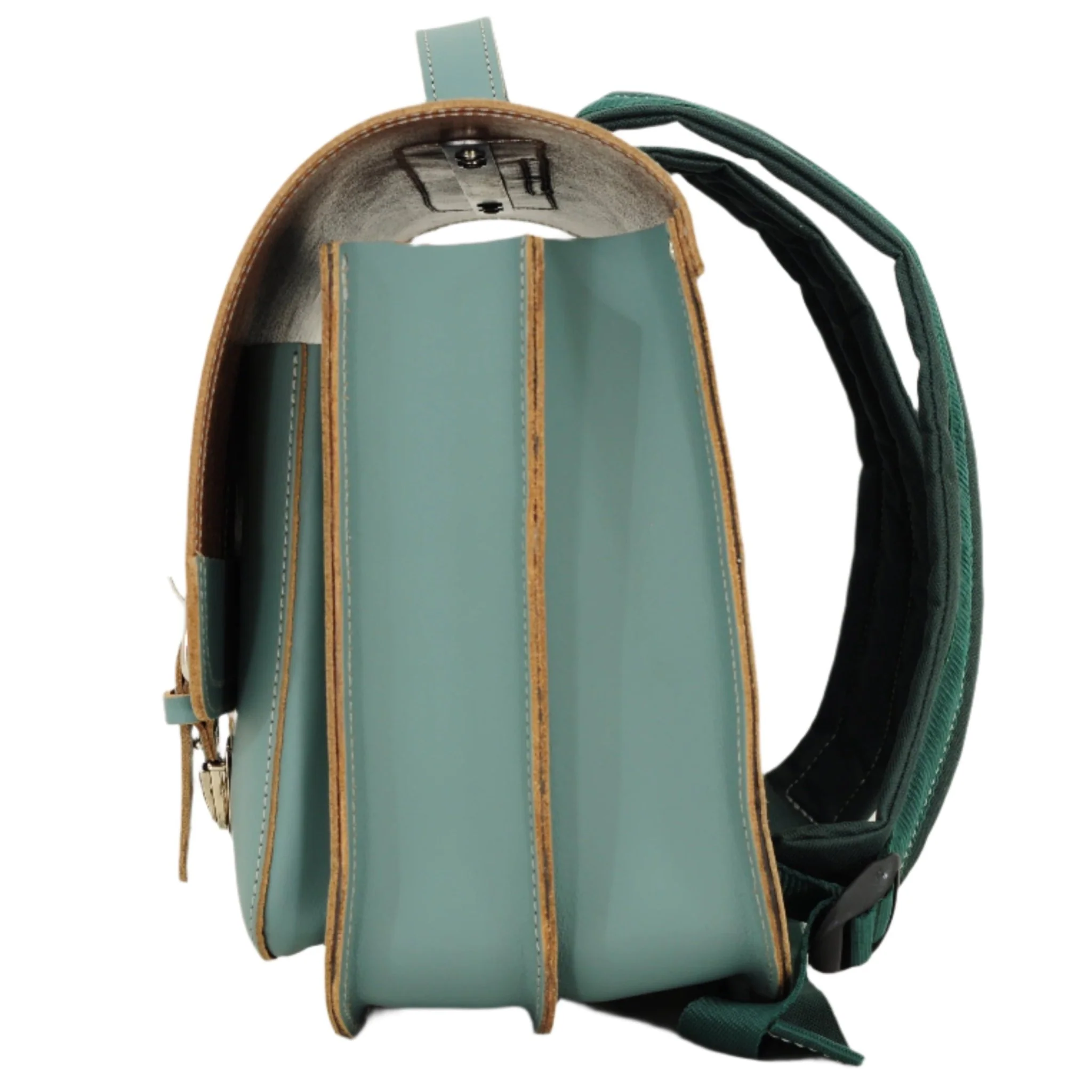 Lederen boekentas Classic Azul - Image 6