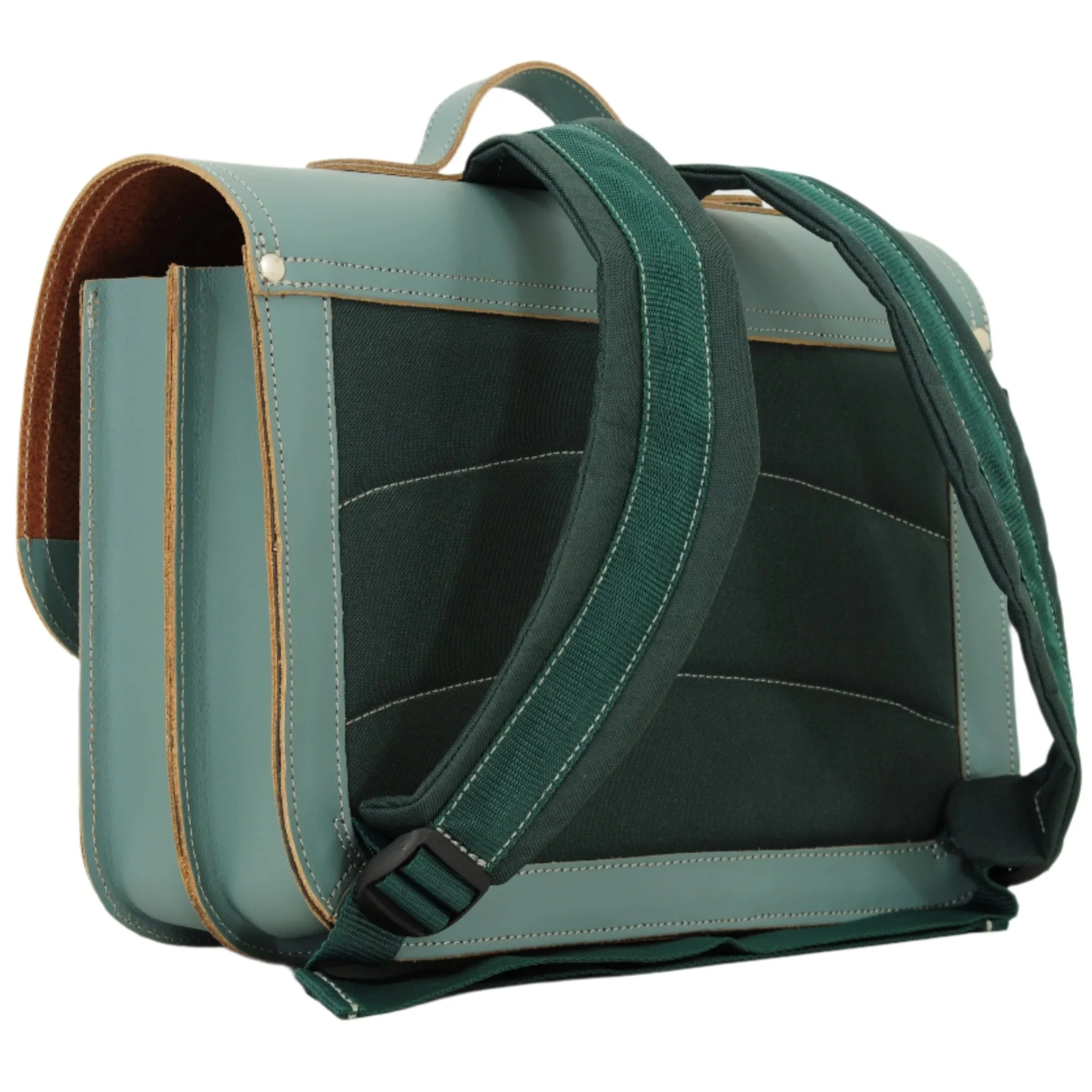 Lederen boekentas Classic Azul - Image 7