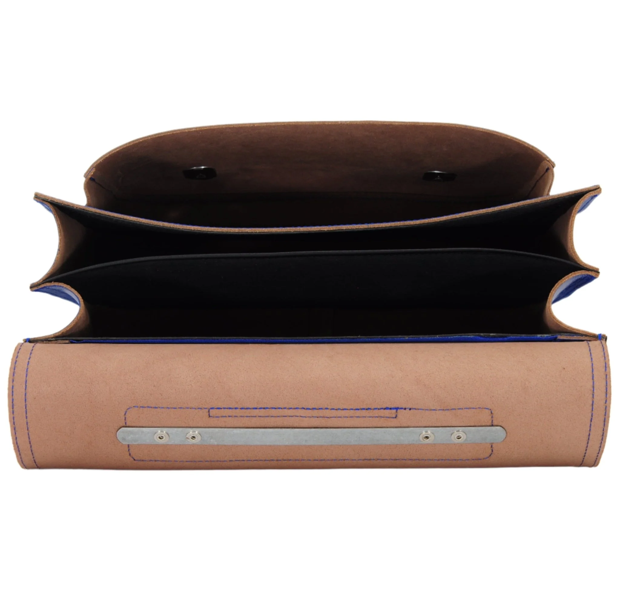 Lederen boekentas Classic Cobalt - Image 6