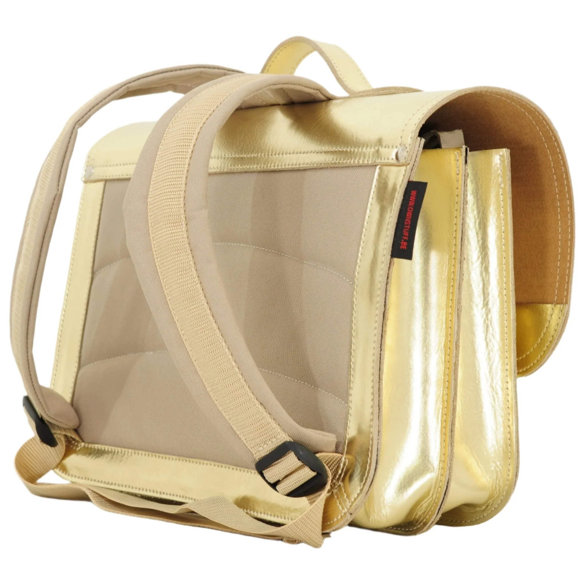 Lederen boekentas Classic Gold - Image 5