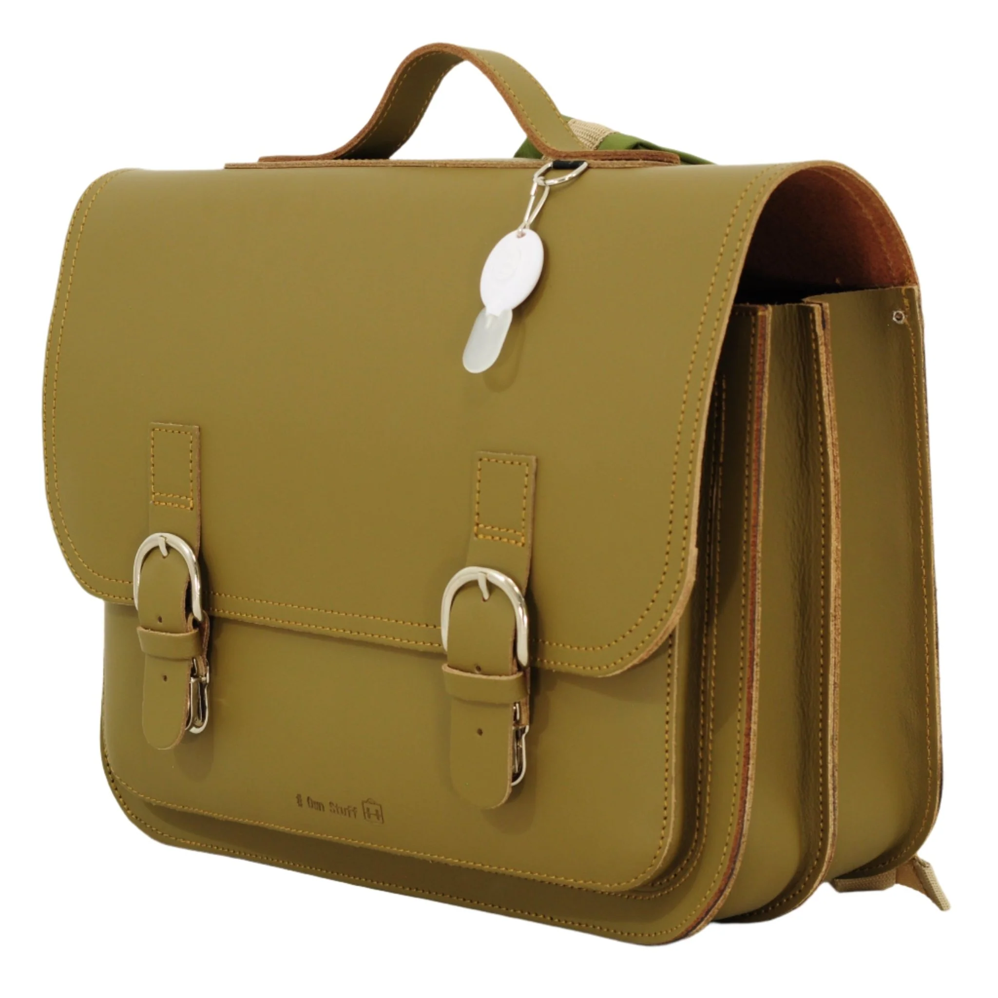 Lederen boekentas Classic Moss - Image 3