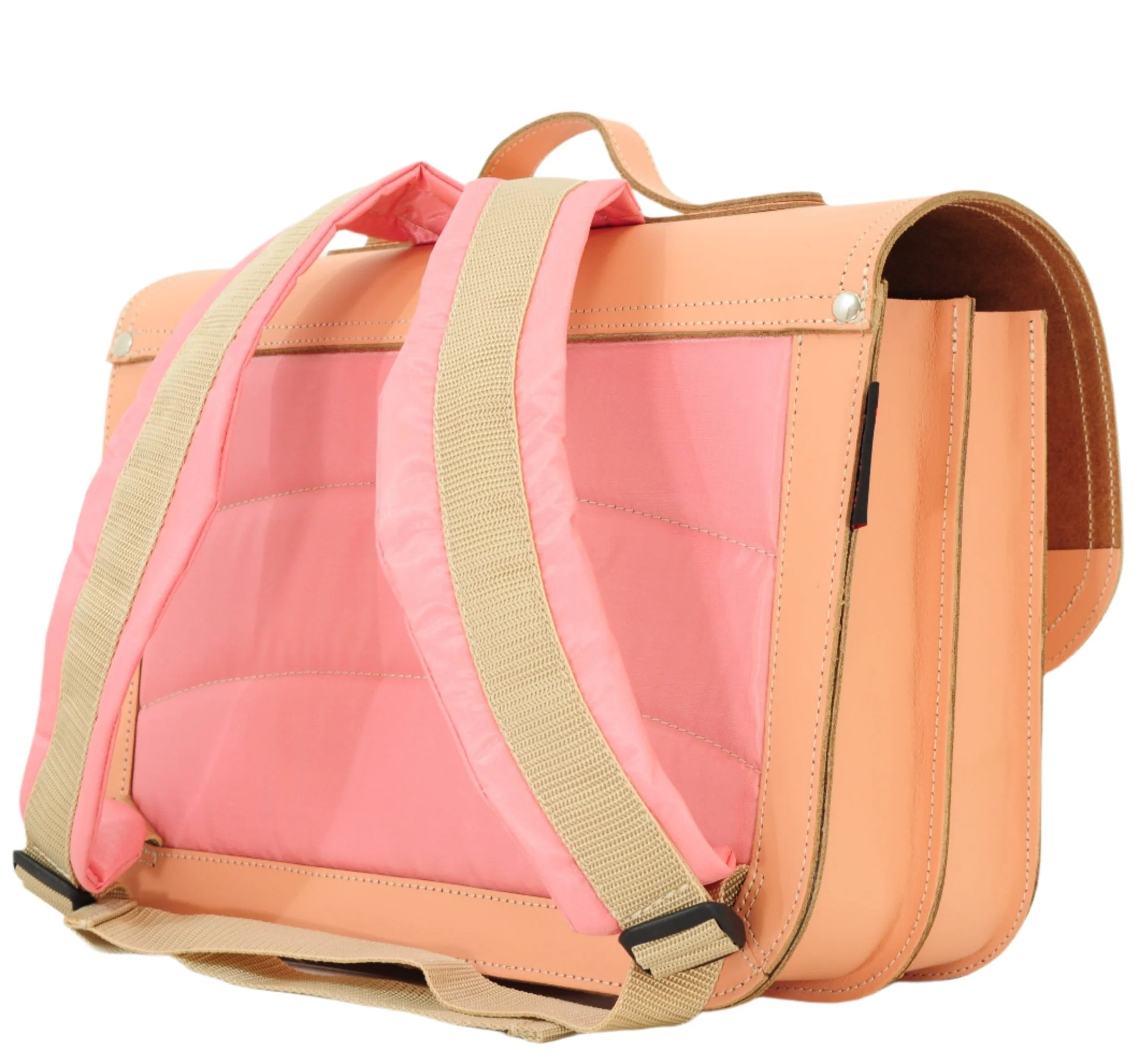 Lederen boekentas Classic Peach - Image 10