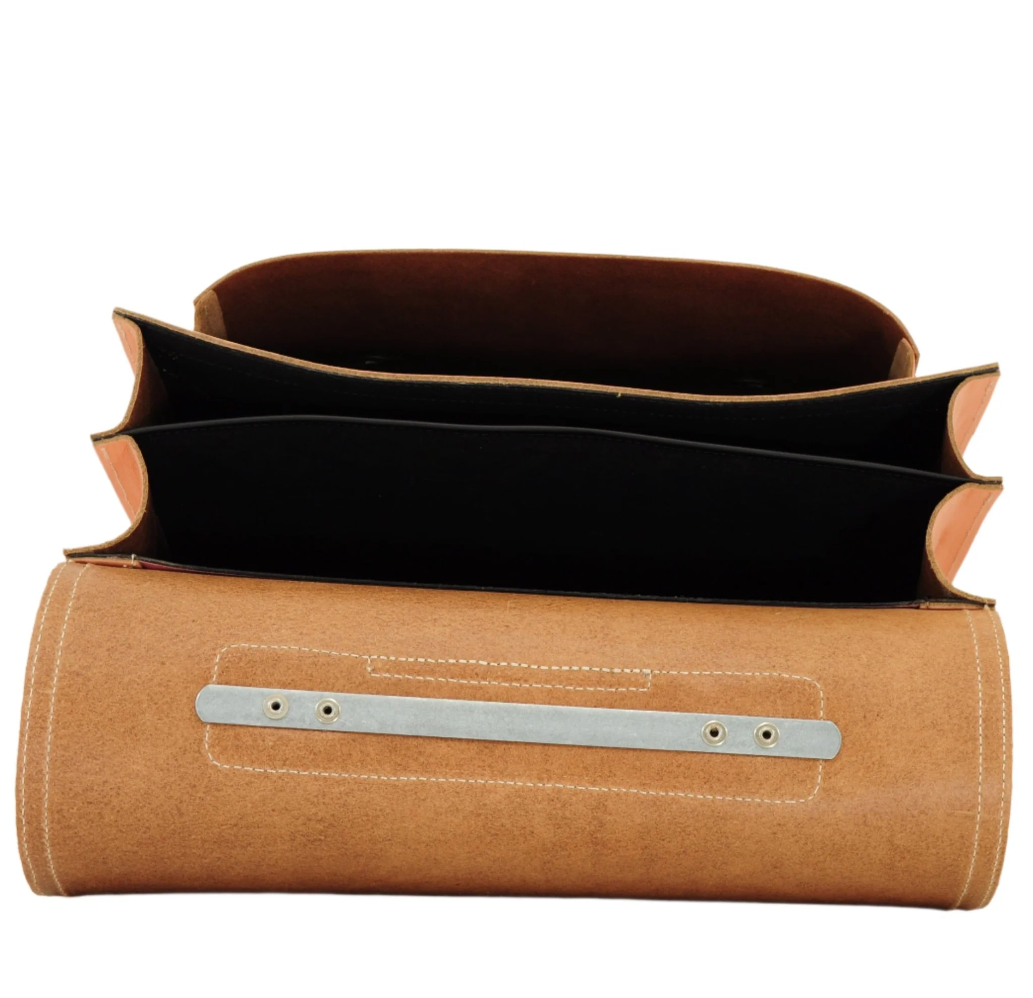 Lederen boekentas Classic Peach - Image 5