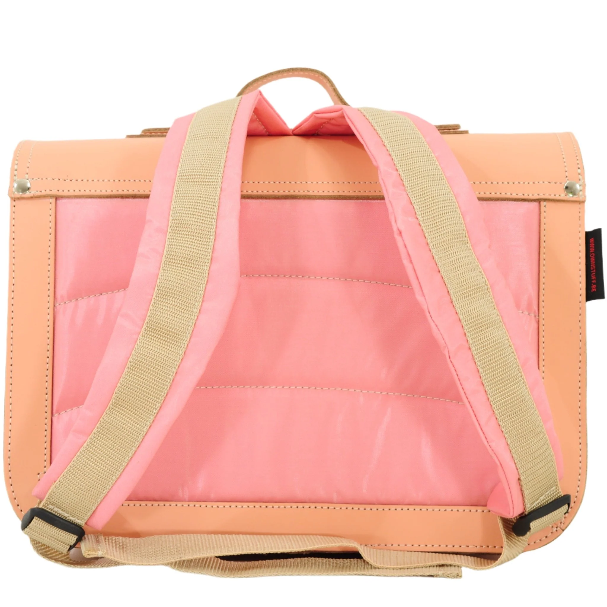 Lederen boekentas Classic Peach - Image 9