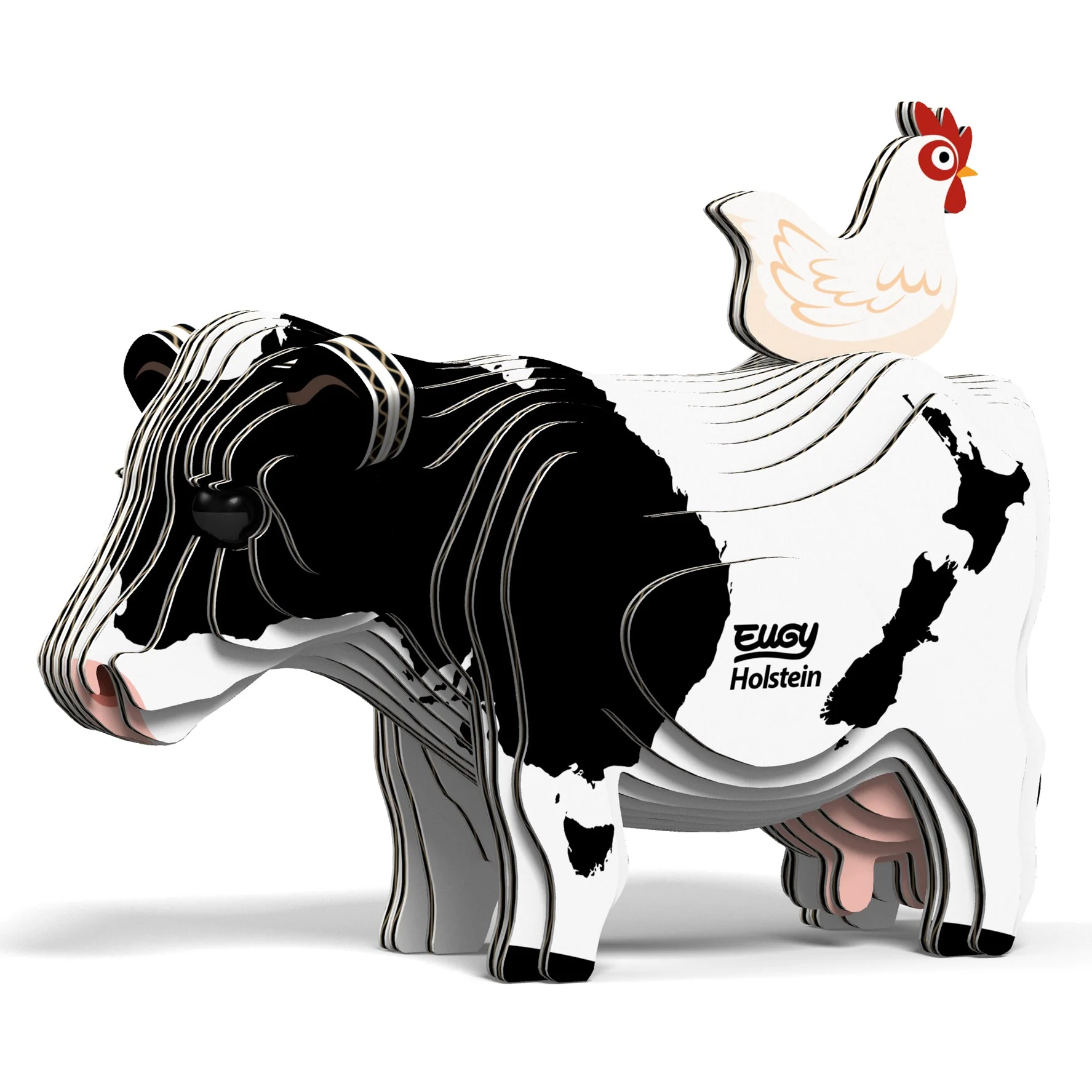 3D puzzel - Boerderijdier Holstein Friese Koe - Image 6