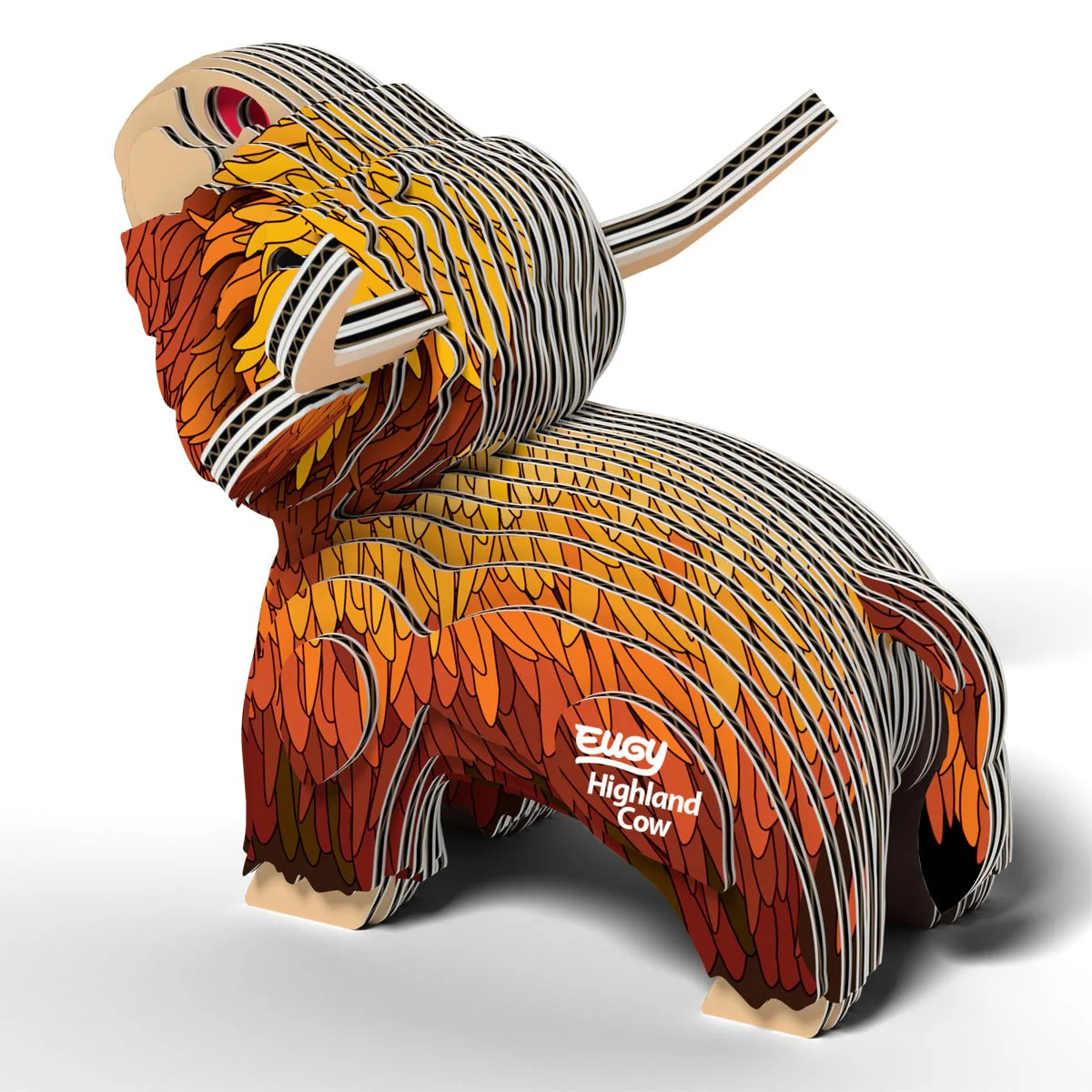 3D puzzel - Boerderijdier Hoogland Koe - Image 3